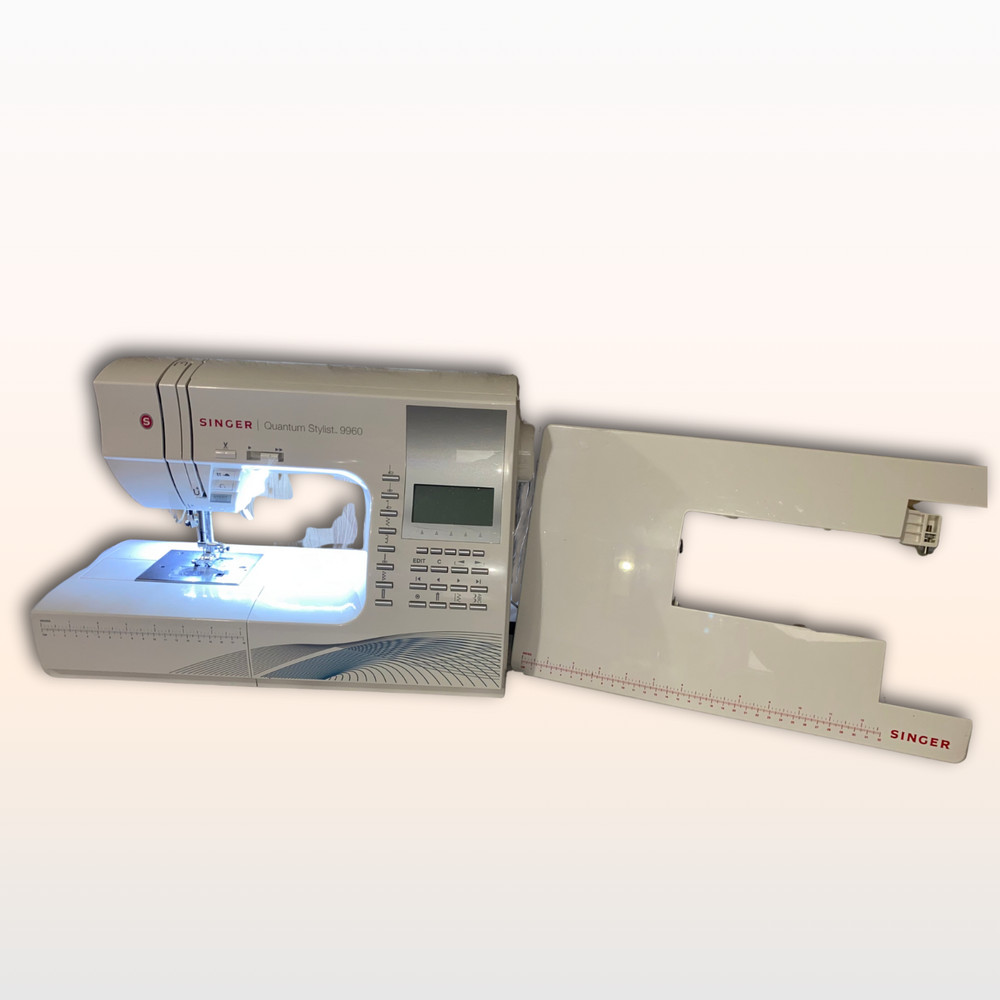 SINGER® Quantum Stylist 9960 Sewing Machine with Extension Table & BUNDLE