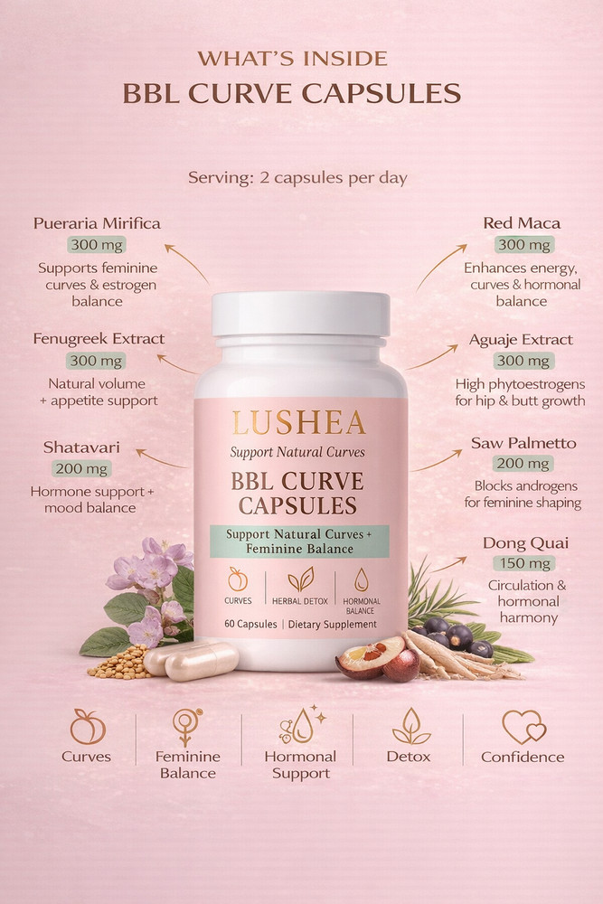 BBL Curve Enhancement Capsules Herbal Formula High Potency