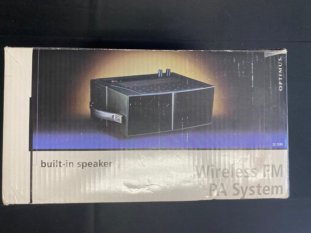 OPTIMUS WIRELESS FM PA SYSTEM. 