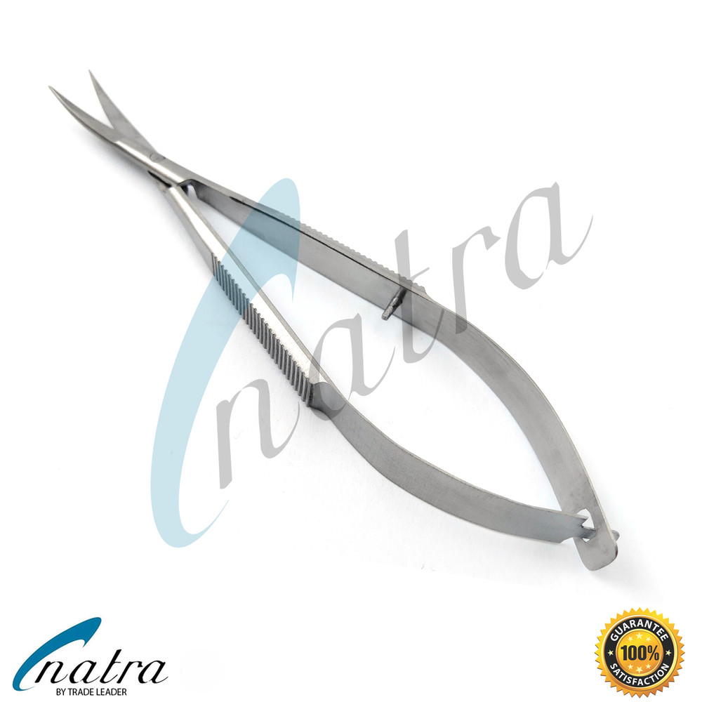 Micro Scissors 12 Cm Curved Stainless Steel