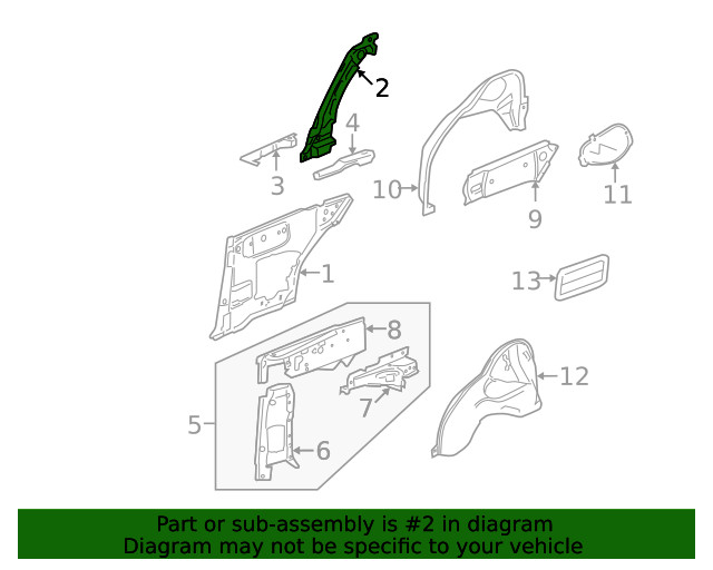 Genuine GM Panel Reinforced 15899162