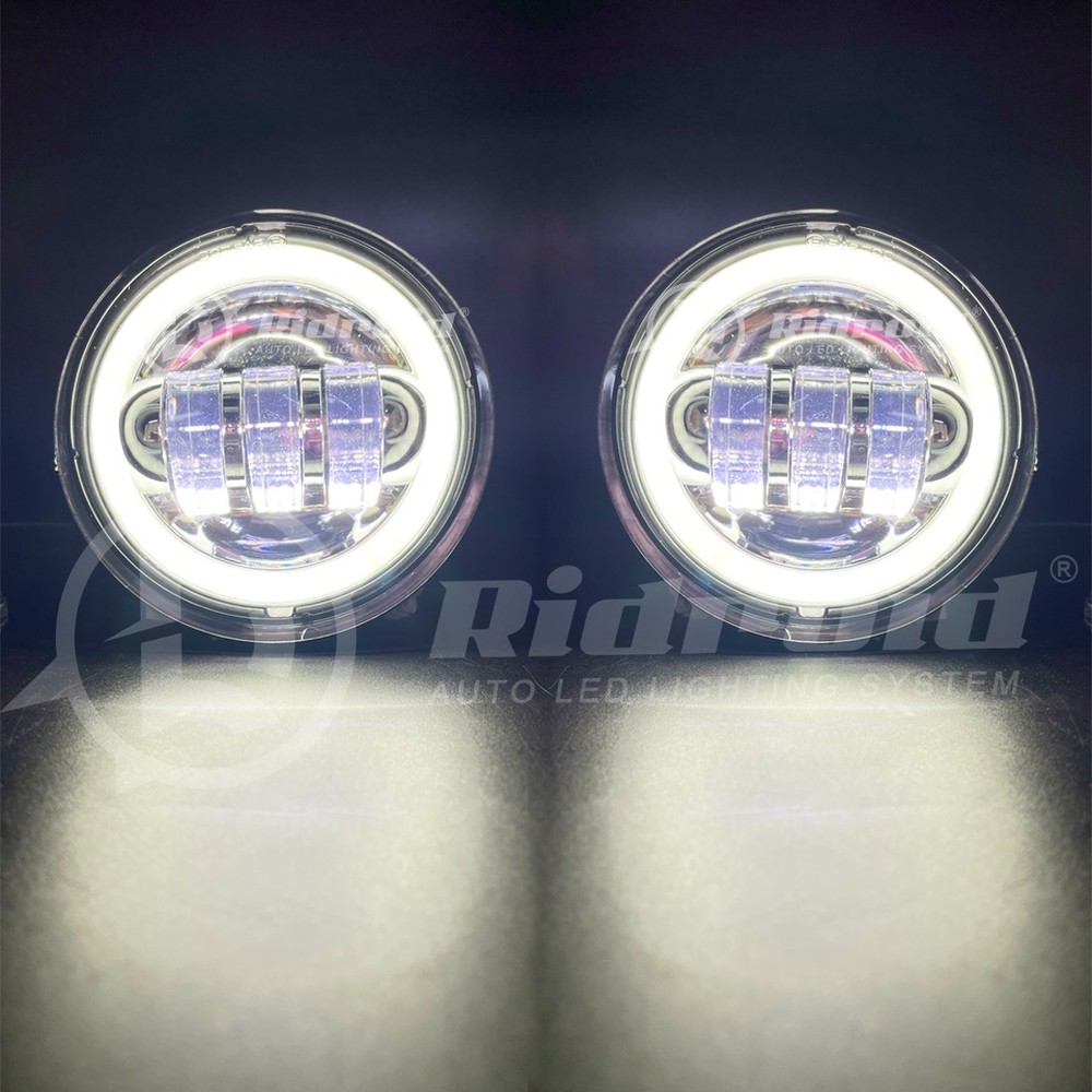 For Harley Davidson Electra Glide Classic 7" LED Headlight + 4.5" Passing Lights