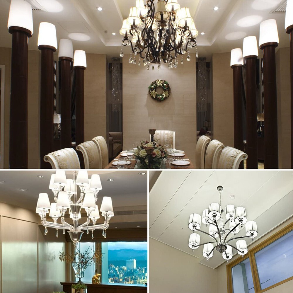 16W E12 LED Corn Bulb Light 6000K Candelabra Ceiling Fan Lamp Daylight White USA