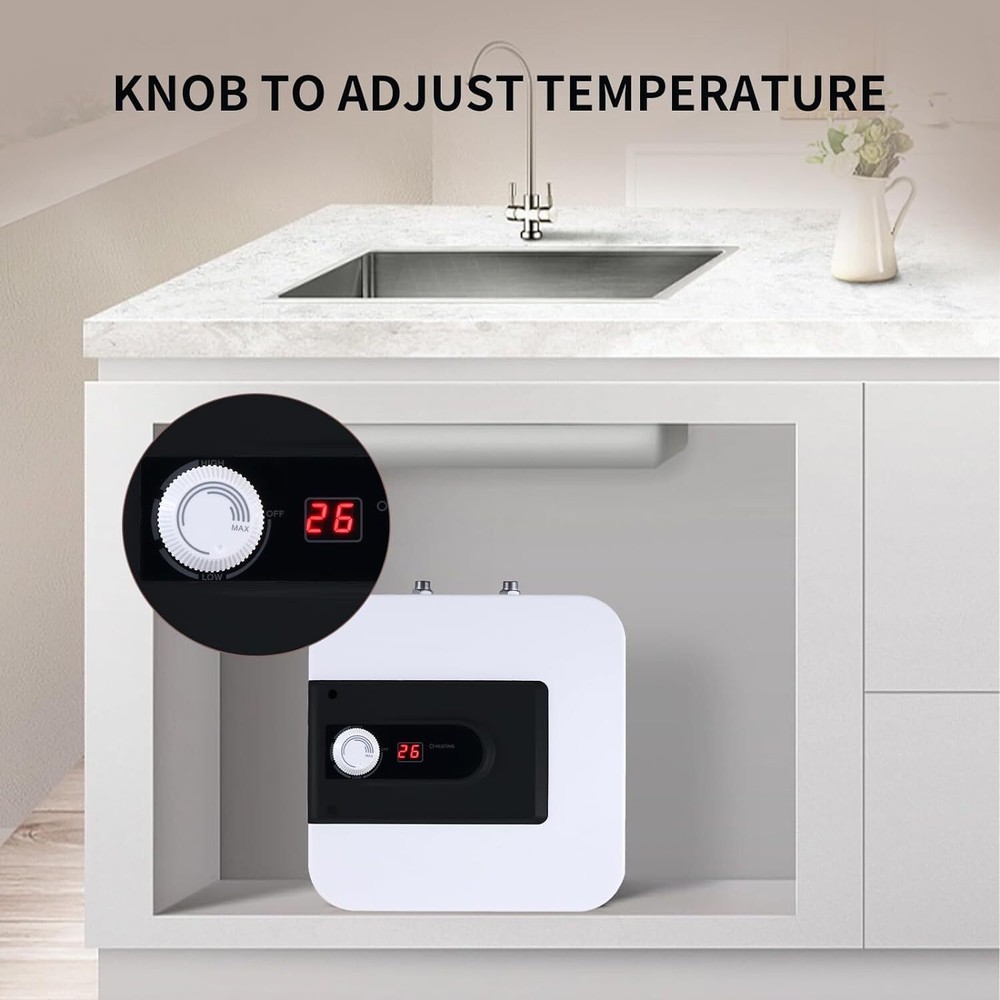 Electric Water Heater. 2.5 Gallon Point of Use Instant Hot Water (SKU604)