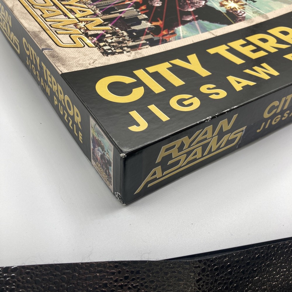 Ryan Adams City Terror Jigsaw Puzzle - Open Box
