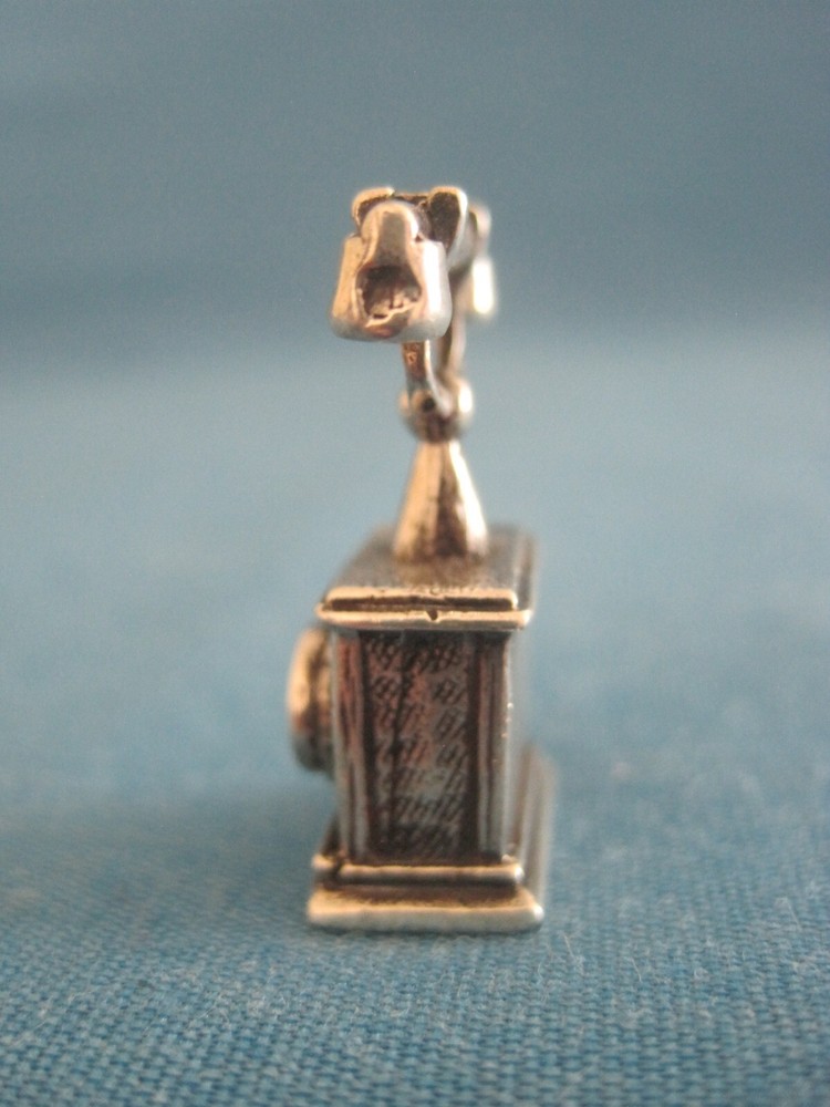 Telephone. Souvenir. Sterling Silver 925.