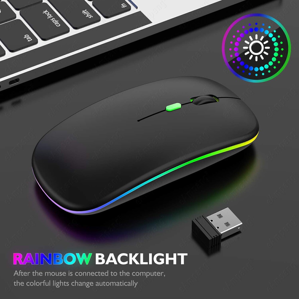 Rechargeable Backlit Bluetooth Touchpad Keyboard Mouse For Android IOS Tablet PC