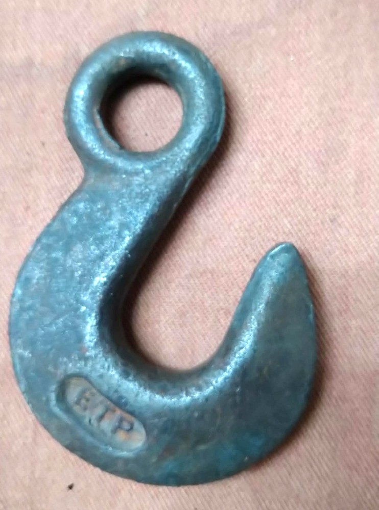 Two Vintage Industrial Hooks