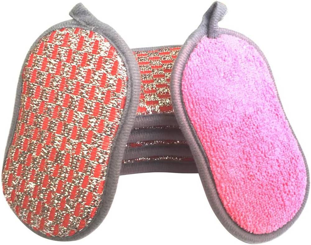 Multi-Purpose Scrub Sponges for Kitchen Scrub-it-Non-Scratch Double-Side Double-