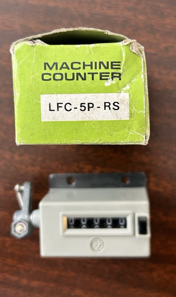 Uracon LFC-5P-RS Machine Counter 5 Digit, New