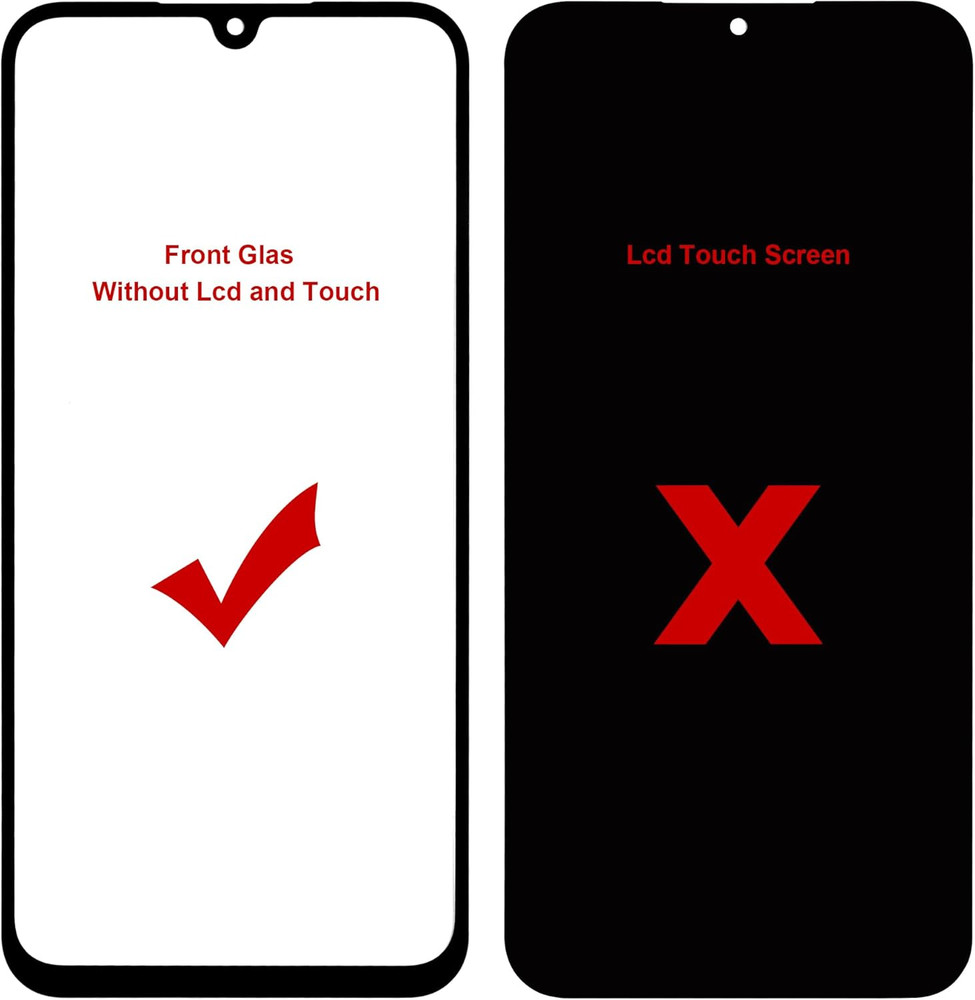 New Front Glass Panel for Galaxy A15 5G, Front Glass Screen Replacement for Gala