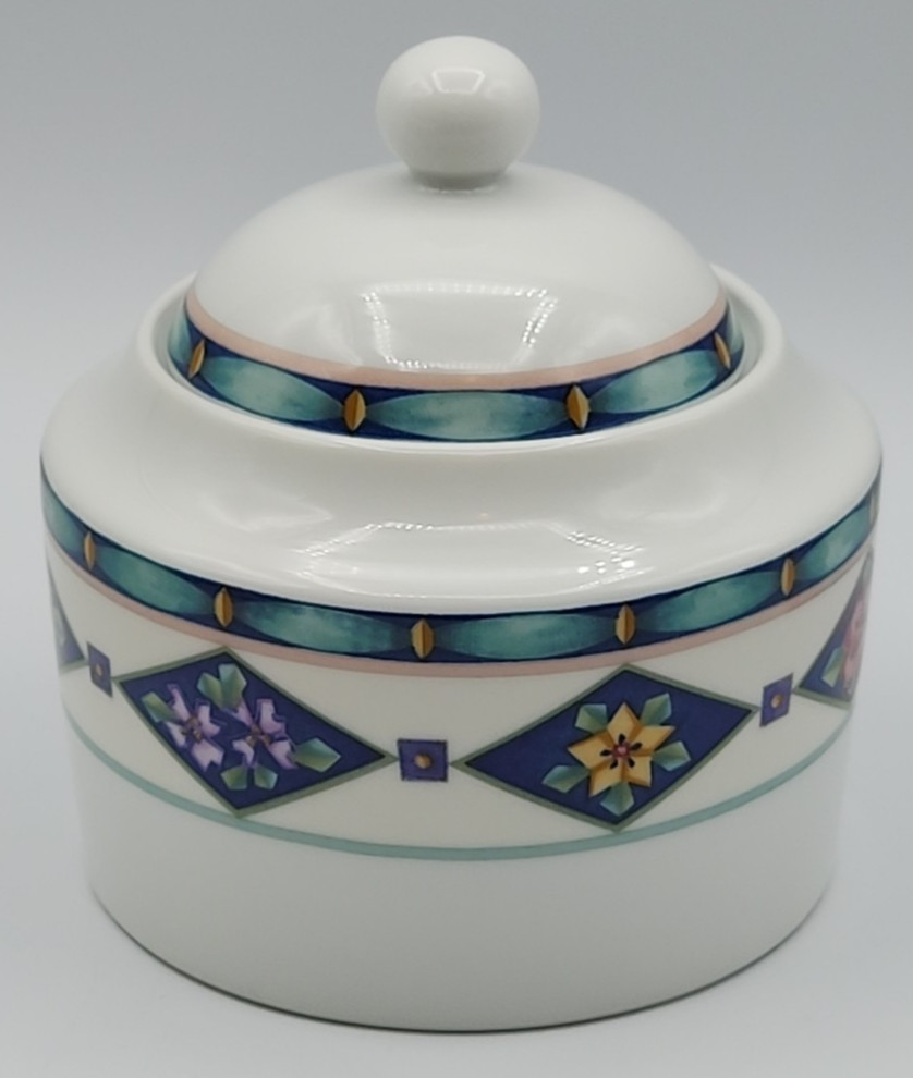 Pfaltzgraff Crystalflora Sugar Bowl with Lid