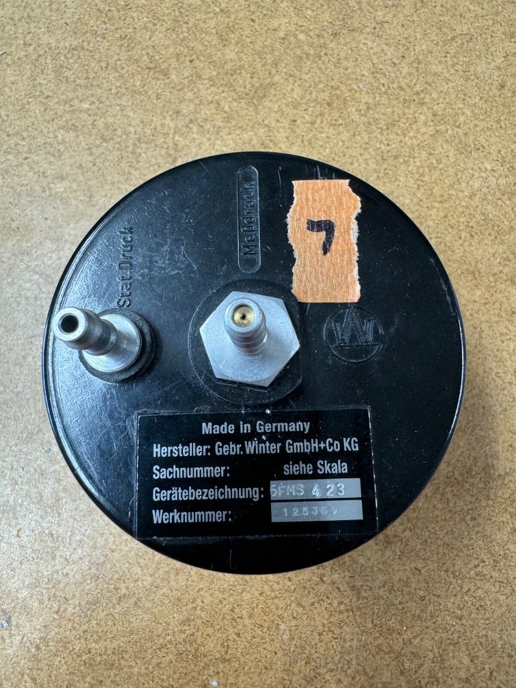 Winter 6FMS423 Airspeed indicator