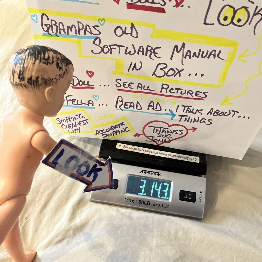 Vintage Computer Software Manual Book Database Three For 16 Bit Pc 1984 + Discs