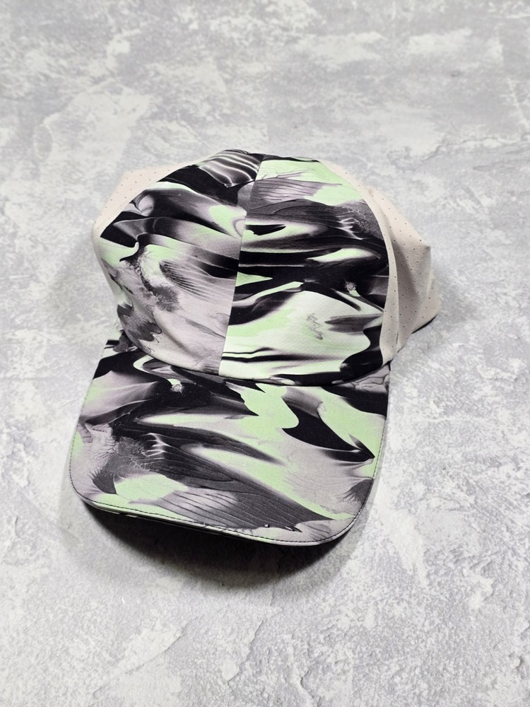 Lululemon Fast Free Running Hat Paint Glide Multi Adjustable Strap One Size