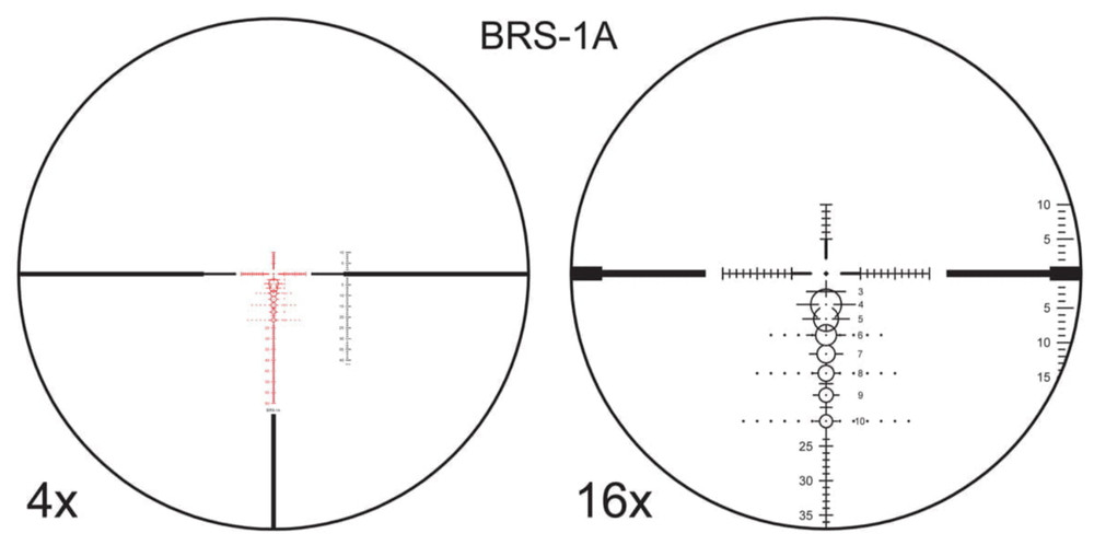 Shepherd Scopes BRS 4-16x44 BRS-1A Reticle