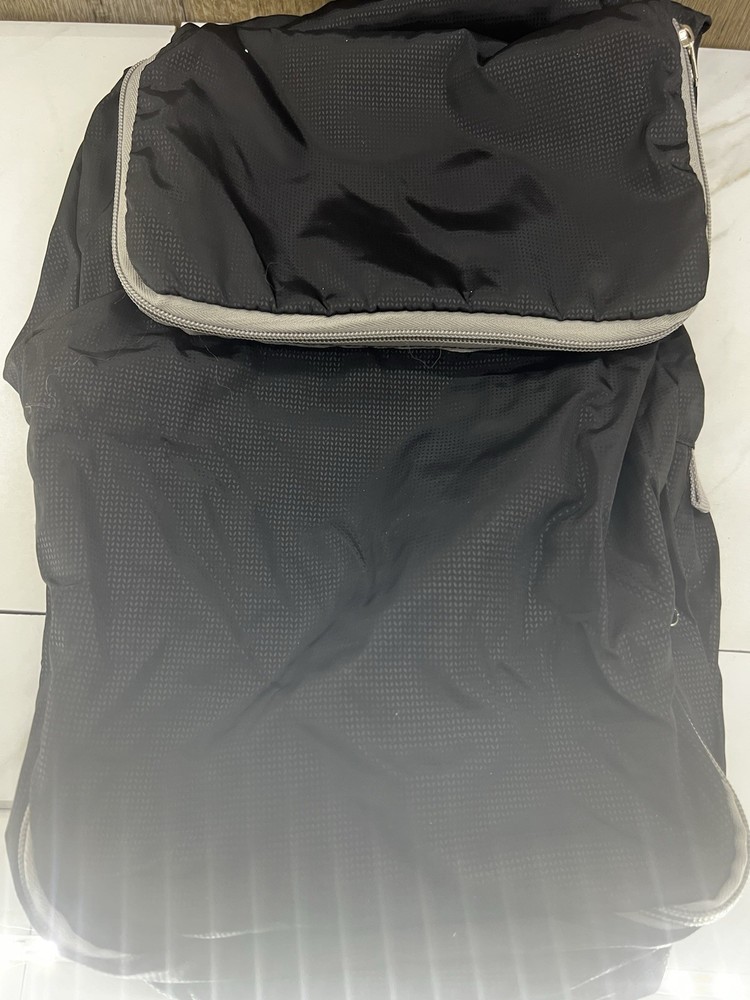 Backpack Packable Foldable Travel Bag Black Nylon MINT Extra Storage