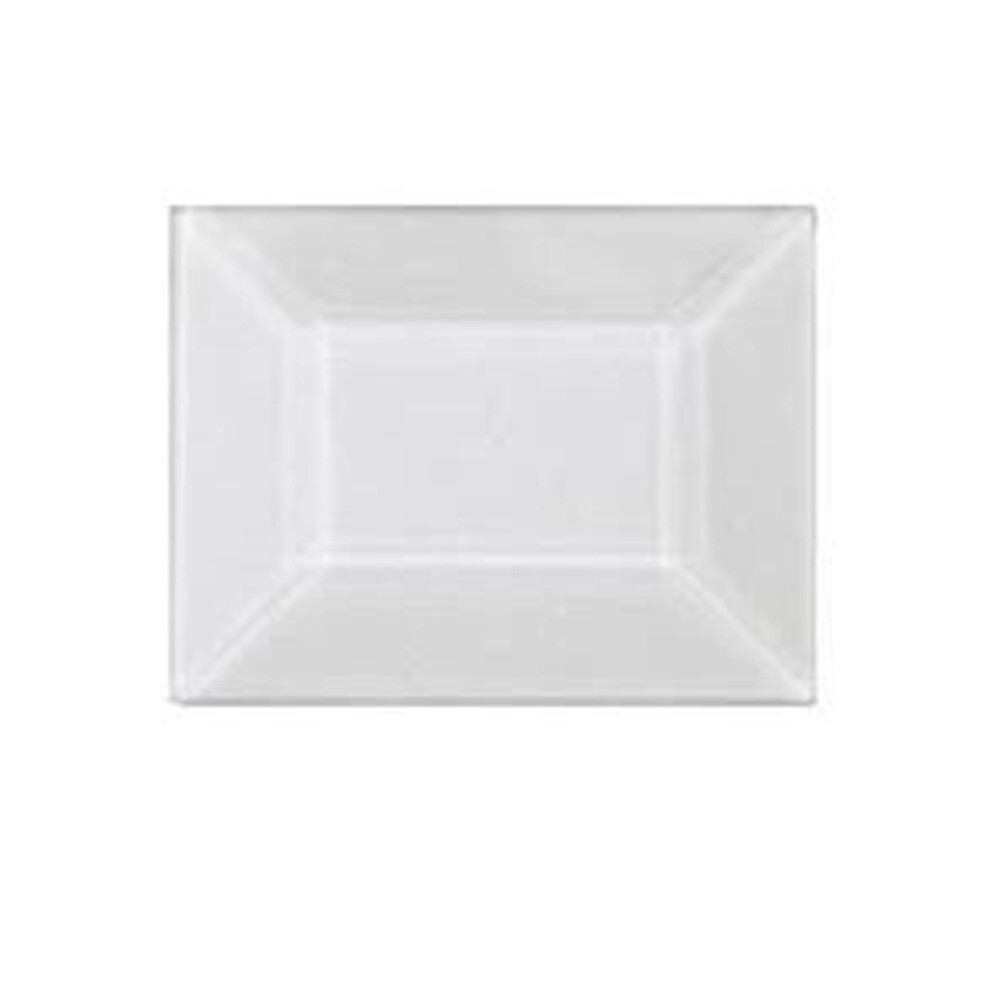 1.5"x 2.5" Clear Rectangle Glass Bevel 10Pack