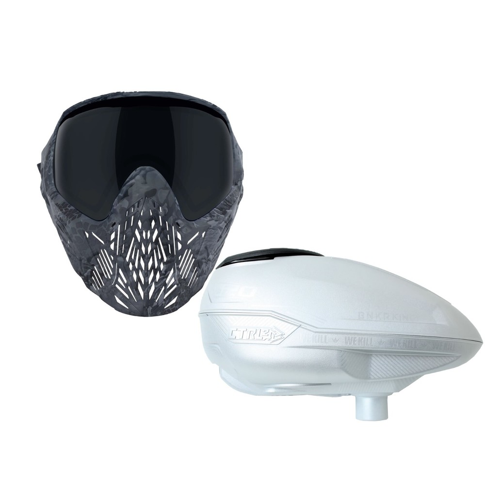 Bunkerking CMD & CTRL2 Killer Combo Goggle + Loader - Black HL / Pure
