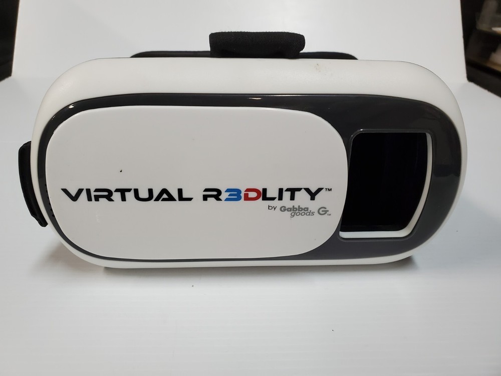 GABBA GOODS VIRTUAL R3DLITY HEADSET, 3D VIRTUAL REALITY ( UNTESTED)