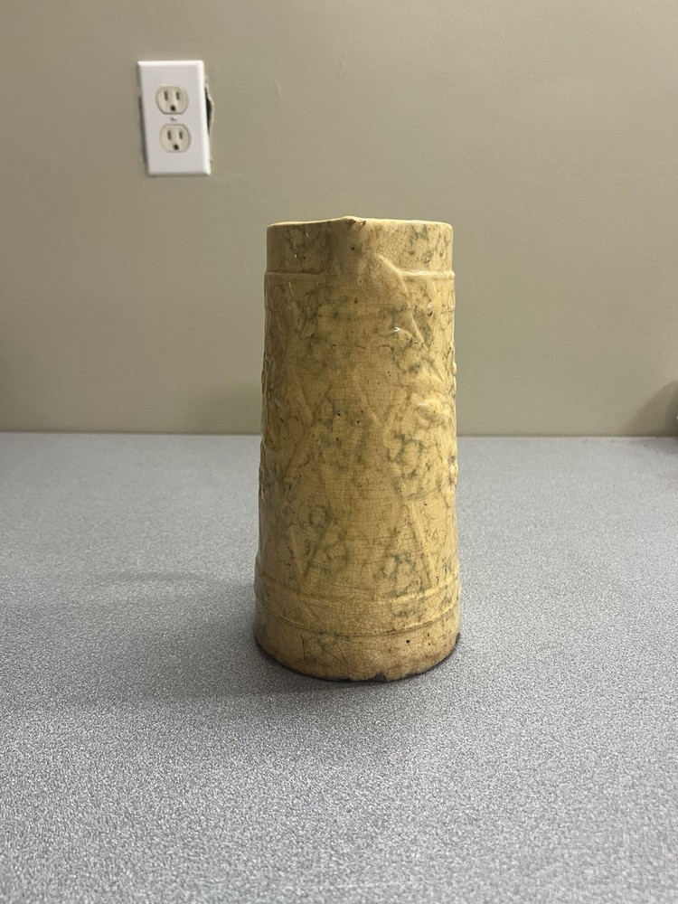 9.5” Antique Primitive Spatterware Pitcher 19th Century