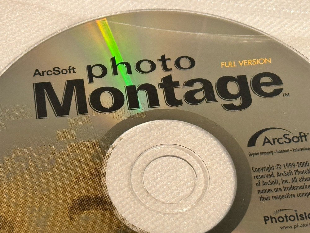 ARCSOFT PHOTO MONTAGE Full Version for Mac & Windows PC software Disc only
