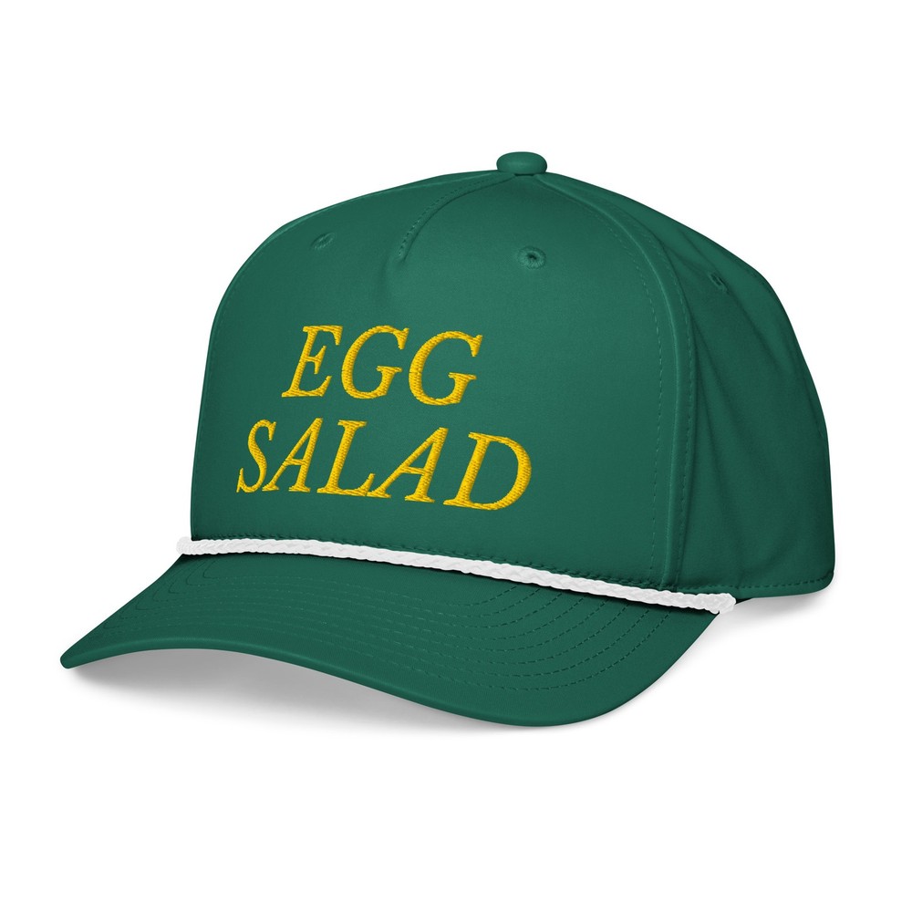 Egg Salad Hat Green Masters Golf Classic rope cap
