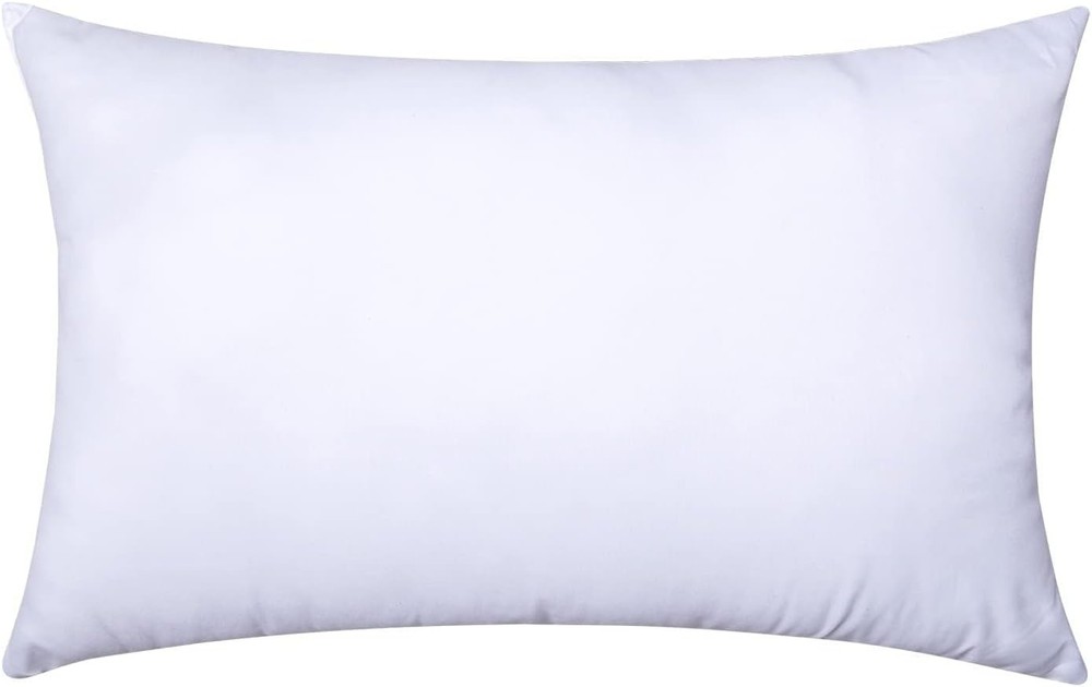 Decorative Pillow Insert Sham Rectangular Standard Size Loose Poly Fiber