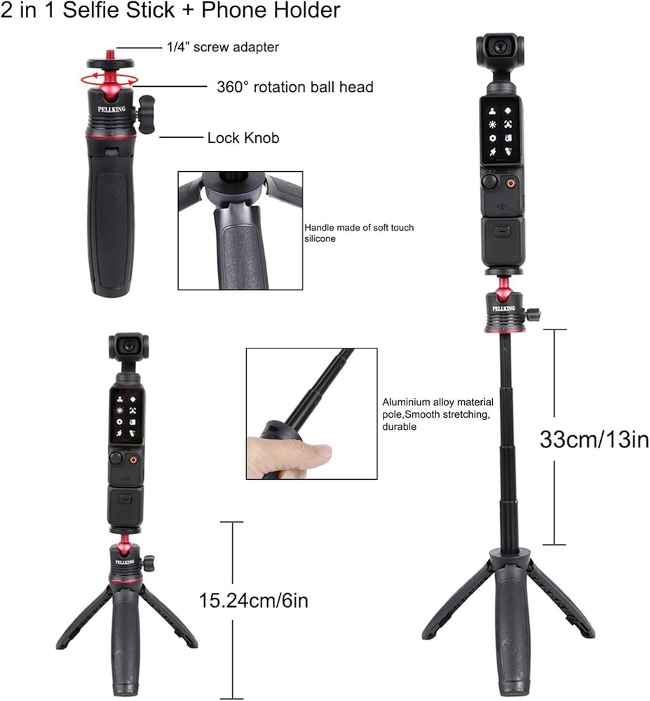 Comprehensive Accessories Kit for DJI Osmo Pocket 3 - Ultimate Creator Bundle=