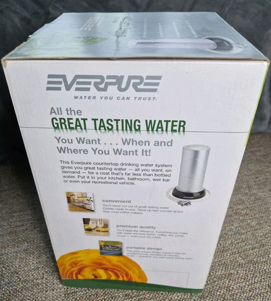 Everpure CTS-H54 Counter Top Drinking Water Filter System EV9314-30 NEW in Box!