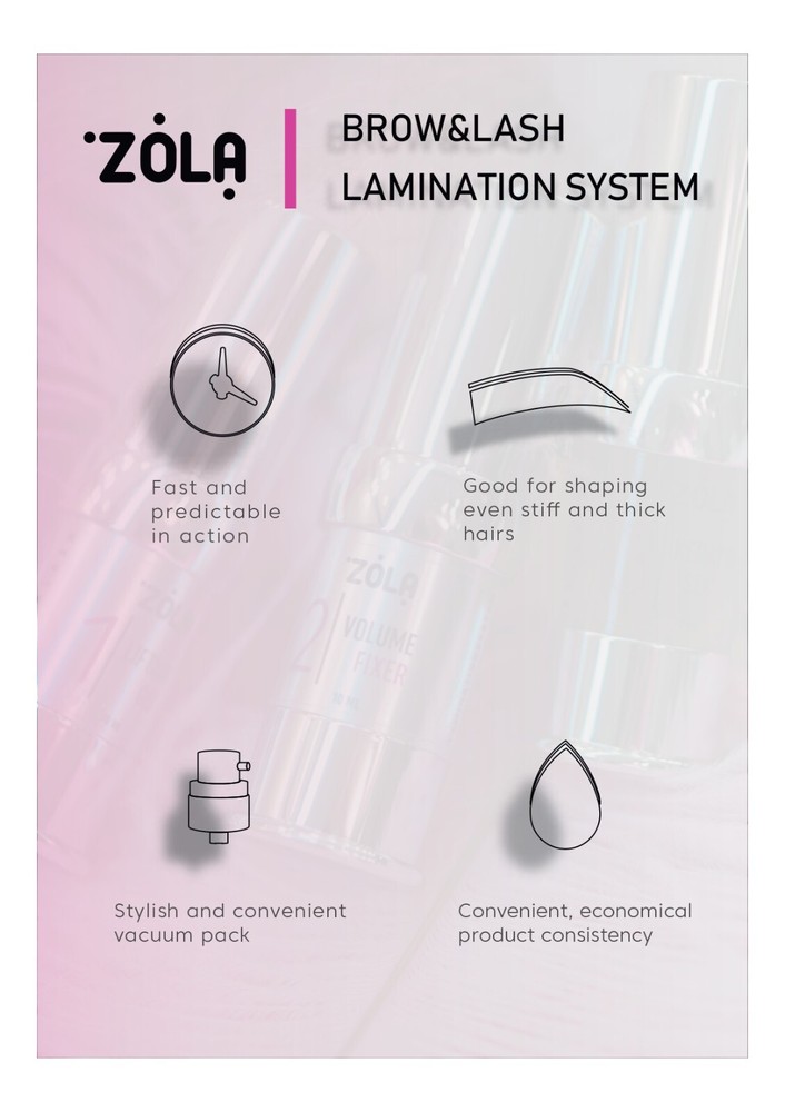 ZOLA BROW&LASH LAMINATION SYSTEM