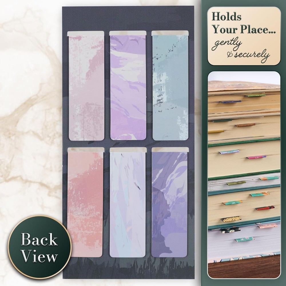 Delightful Magnetic Bookmark Set – 6 Pastel Designs Featuring Scripture Verses