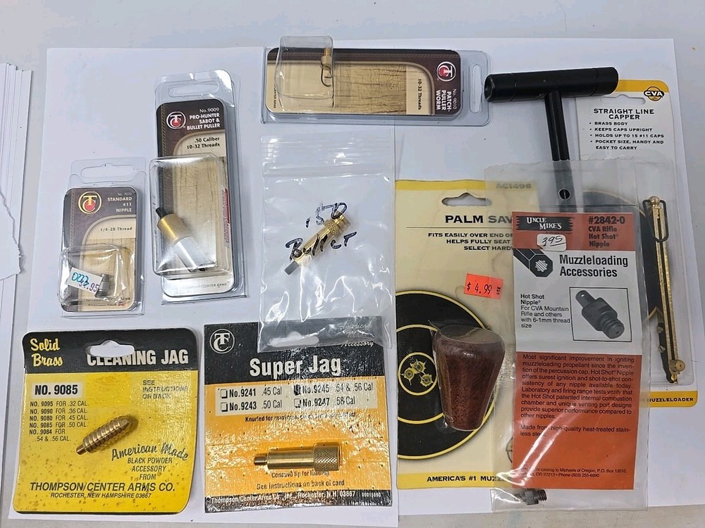 Lot Of Muzzleloader Tools Thompson Center, CVA Capping, Priming, Depriming Tools