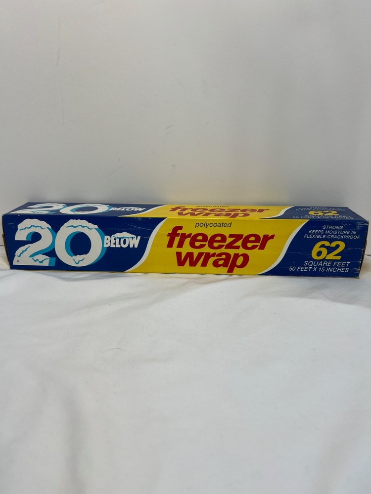 20 Below Freezer Wrap 62 SQ FT NIP Sealed Kitchen Storage Solution