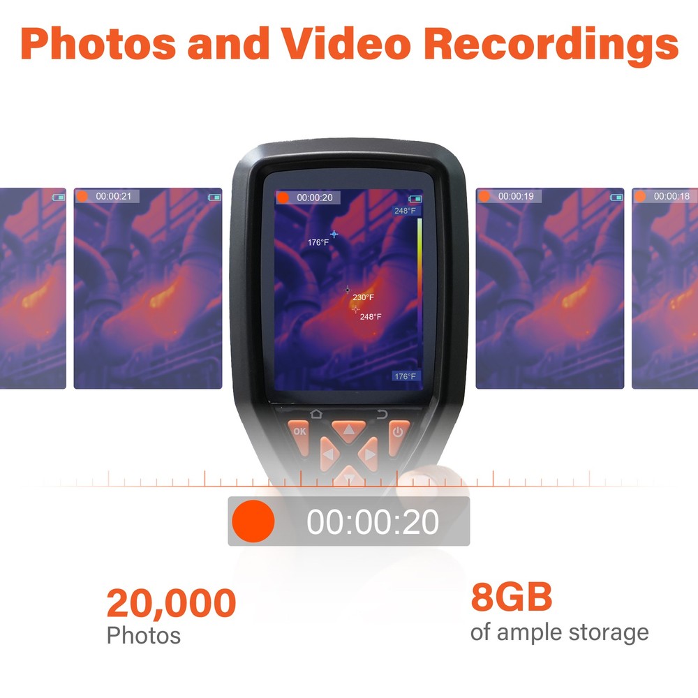 ANXTECH Infrared Thermal Camera Temperature Imager Handheld Super Resolution