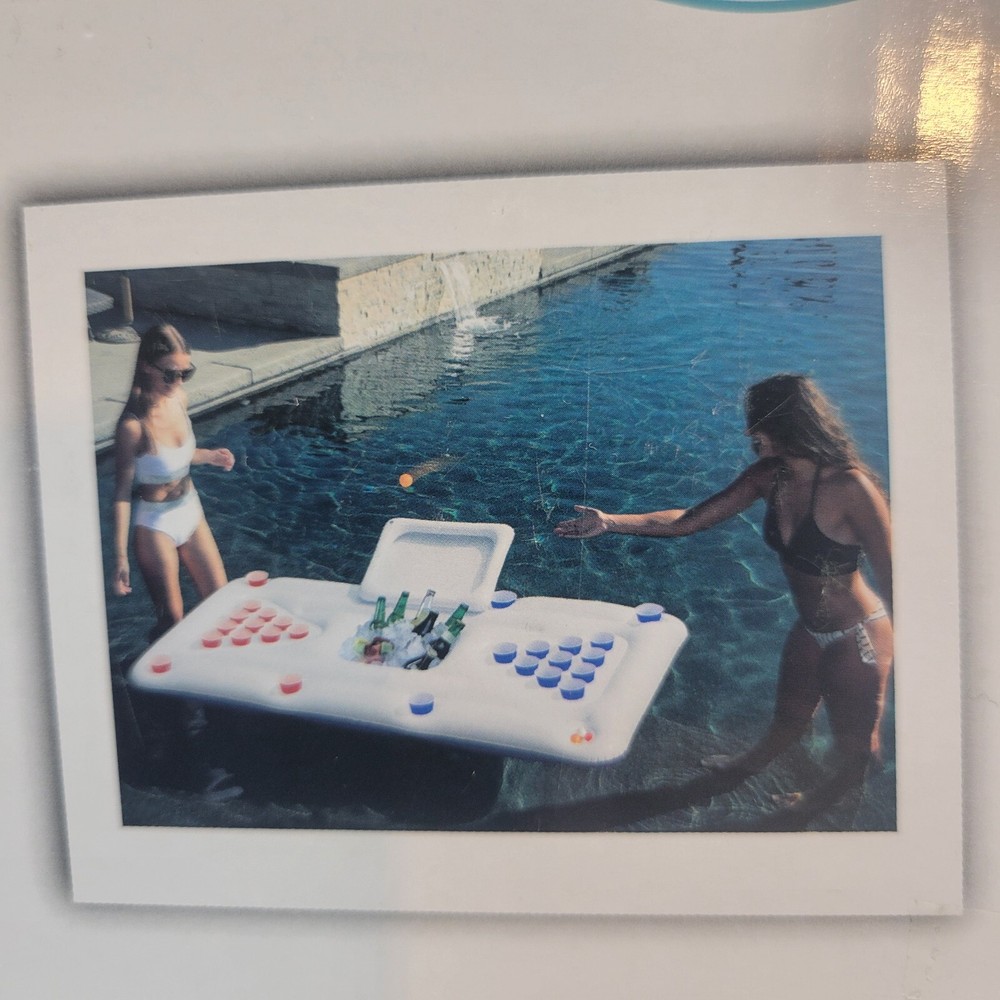 Pool Party Floating Beer Pong Cooler