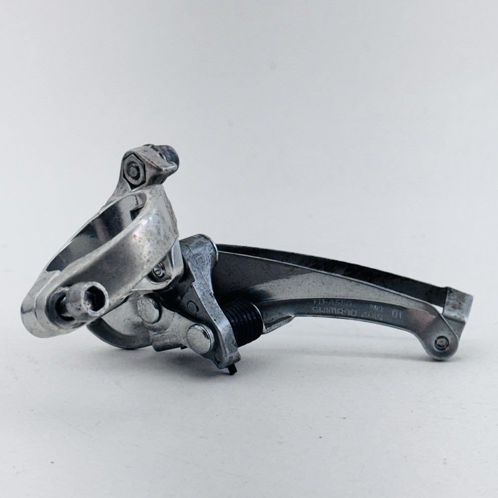 Vintage Shimano RX100 Front Derailleur FD-A550 Clamp On Bottom Pull Double A04