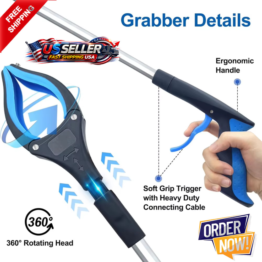 Foldable Gripper Extender Hand Tools Litter Reachers Pickers Collapsible Garbage