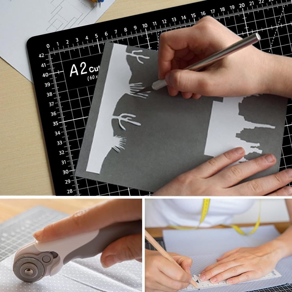 Self-Healing 18x24” Double-Sided Cutting Mat - Suitable for All Crafting Needs