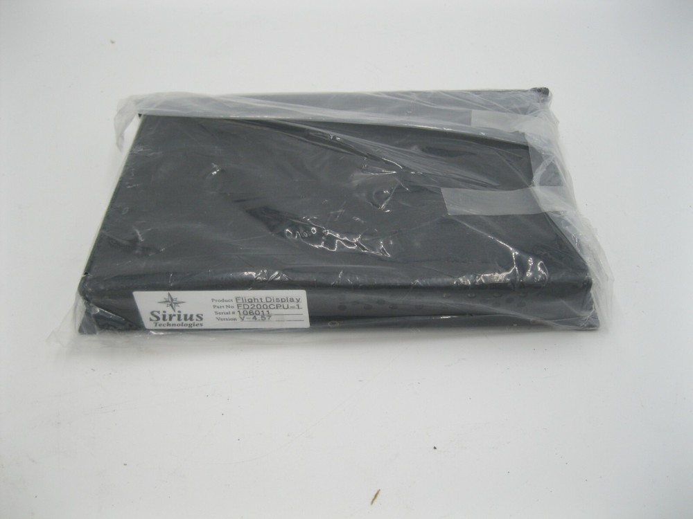 Sirius Technologies Flight Display FD200CPU-1 NOS