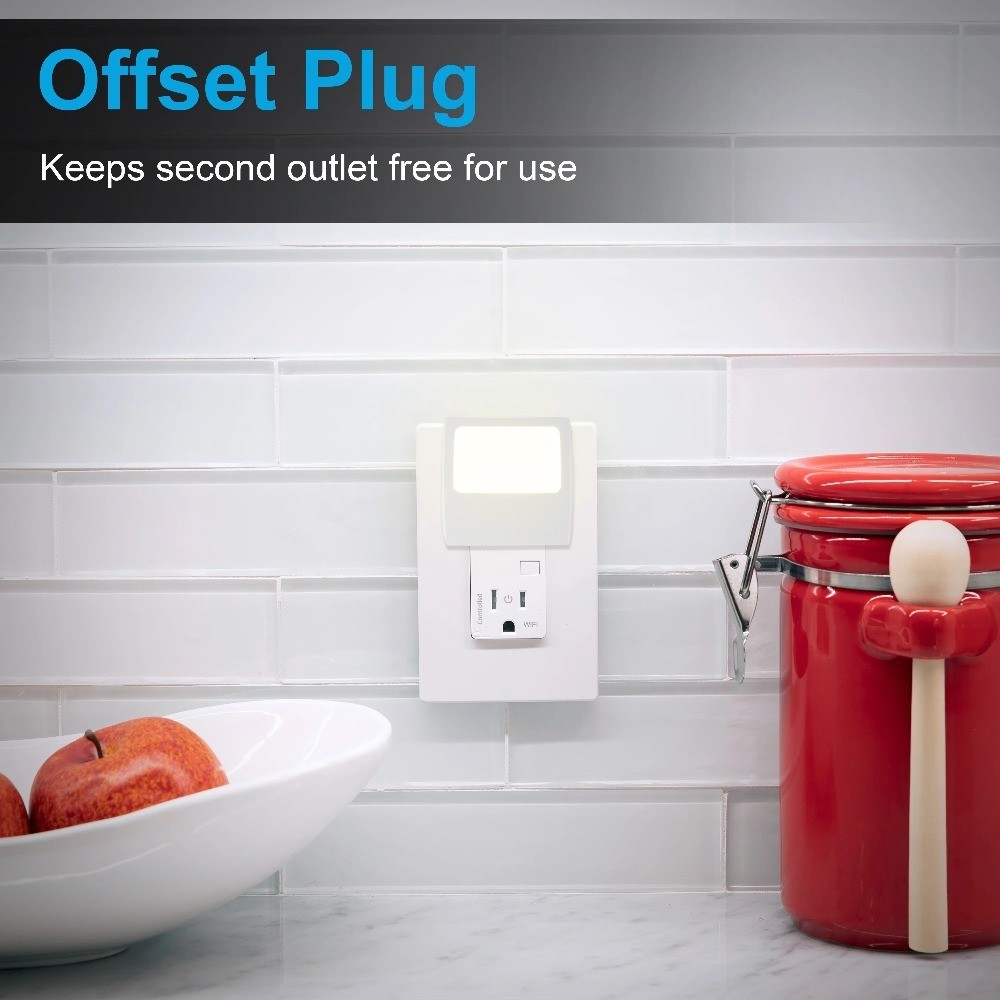 Plug in Night Light 2 Pack Soft White LED Always On Dimmable Bulb for Home