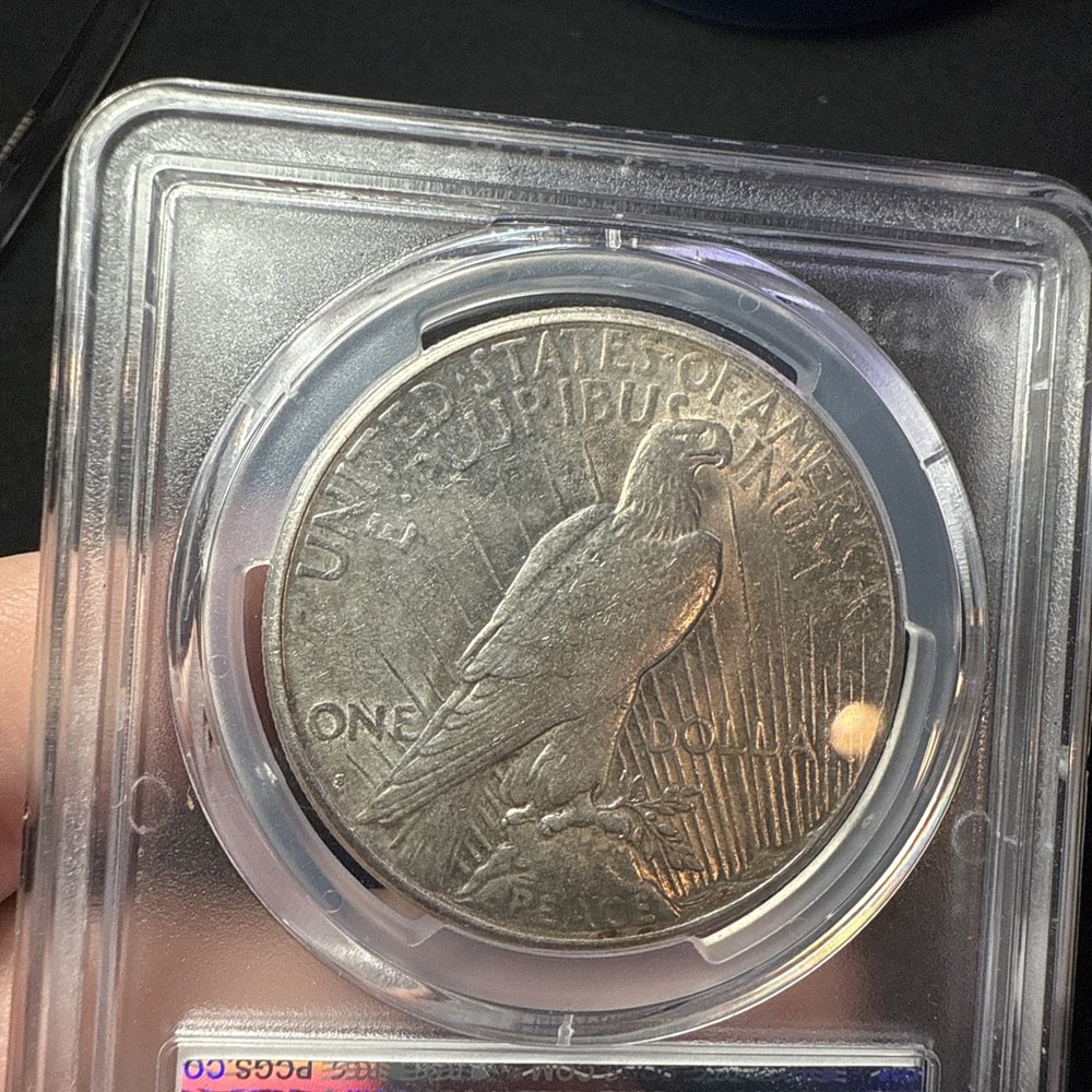1924-S Peace Silver Dollar AU58 PCGS $1