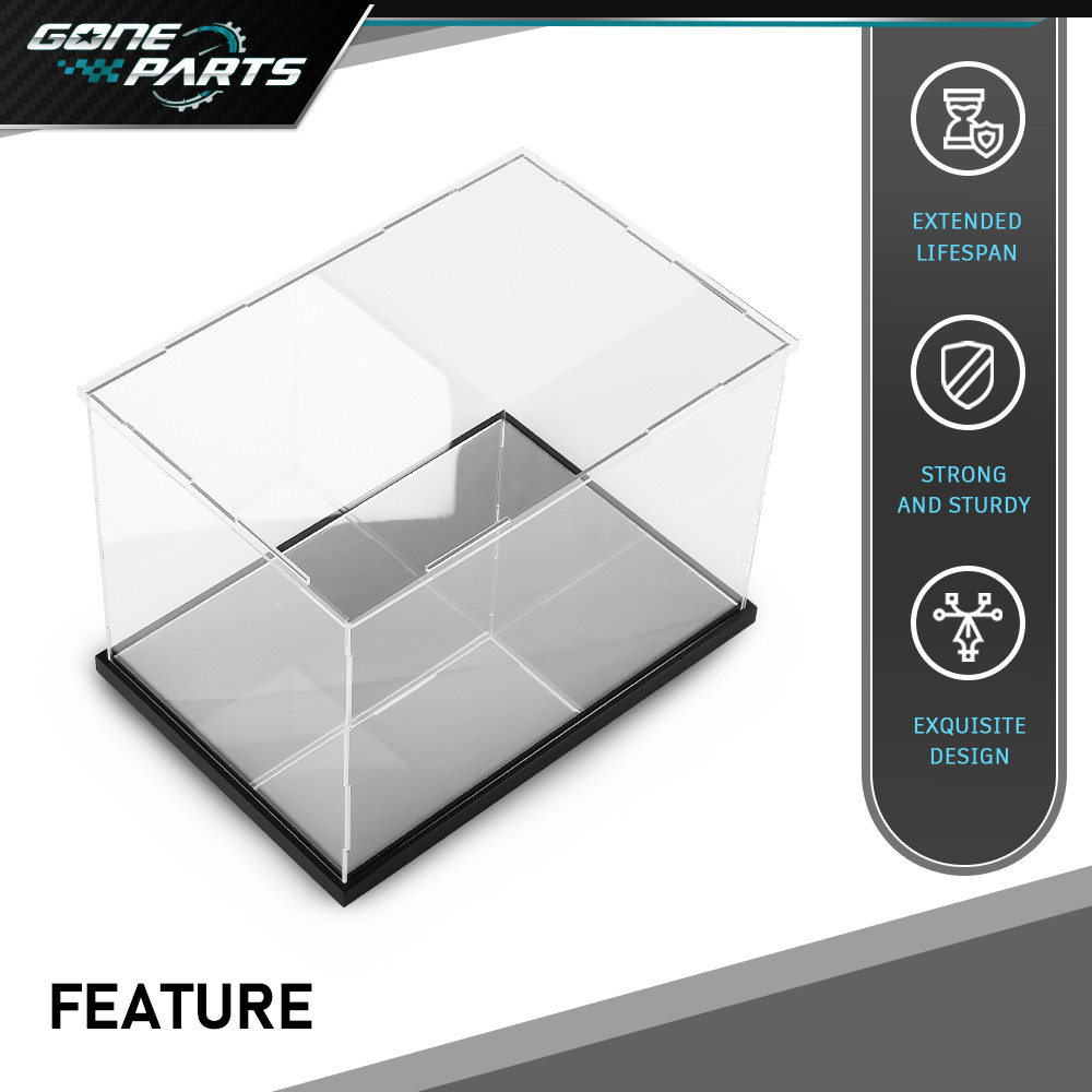 Clear Single Boxing Glove Horizontal Display Case