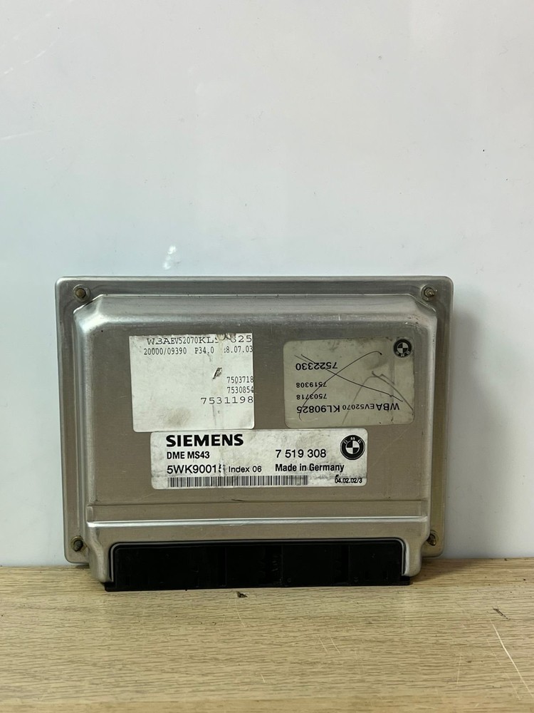 2003-2005 BMW X5 Engine Control Unit 7519308 ECU DME MS43 E53 E46 E39