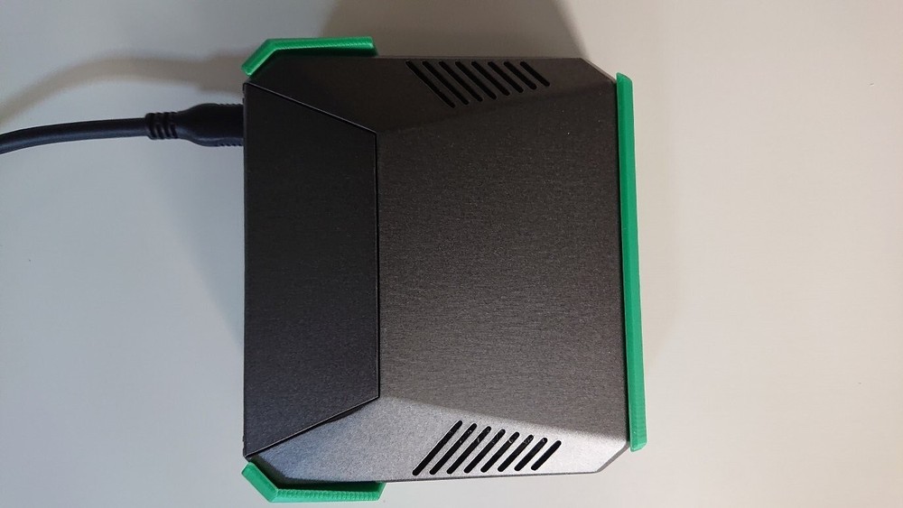 Wall Mount Bracket Holder for Raspberry Pi 4 Argon One Case (V1 & V2)