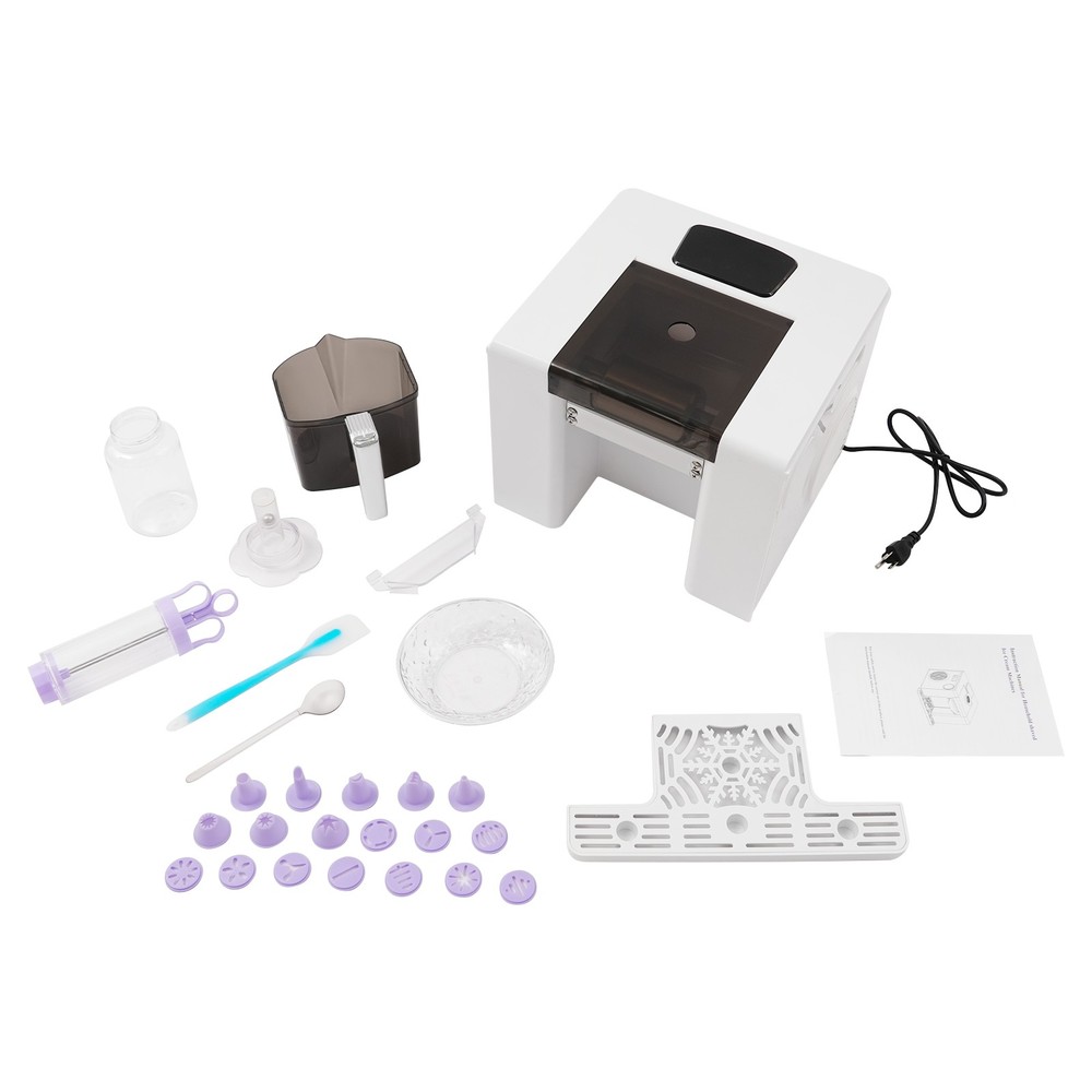 Tabletop Shaved Ice Machine 280W Touch Automatic Shaved Ice Making Machine Home