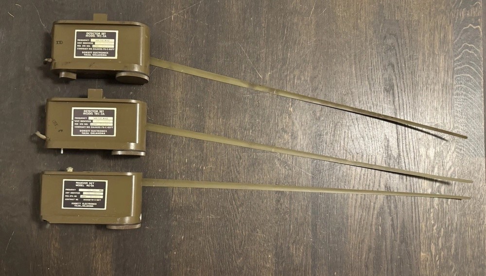 Seismic Vibration Detection Set TRC-3A, Receiver RC-3A - AS IS *READ*