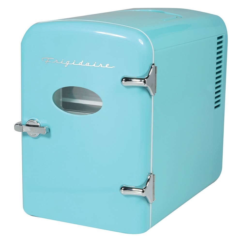 9-Can 48W Portable Retro Mini Refrigerator
