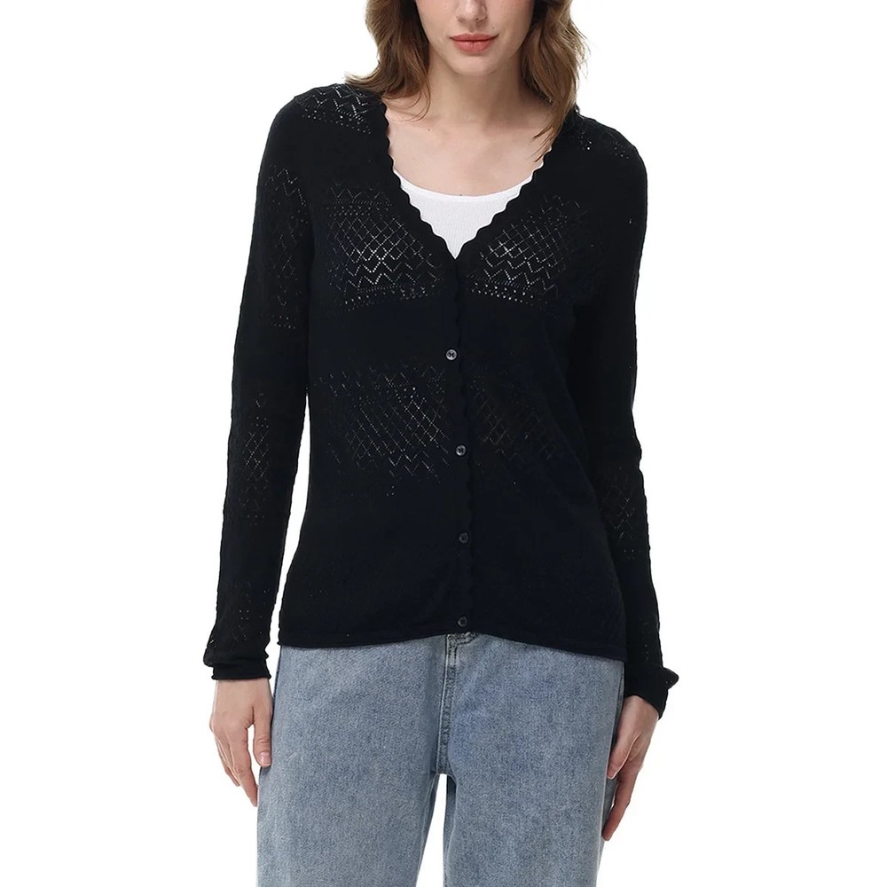 Frye Women's Pointelle Cardigan