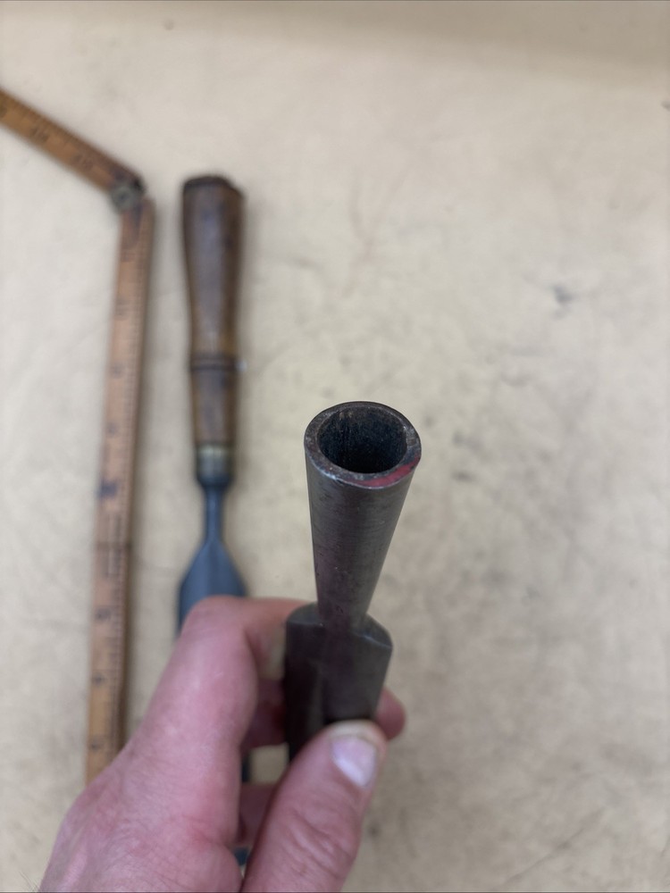 2 Vintage James Swan Gouges Chisels 7/8”, 1” Wide.